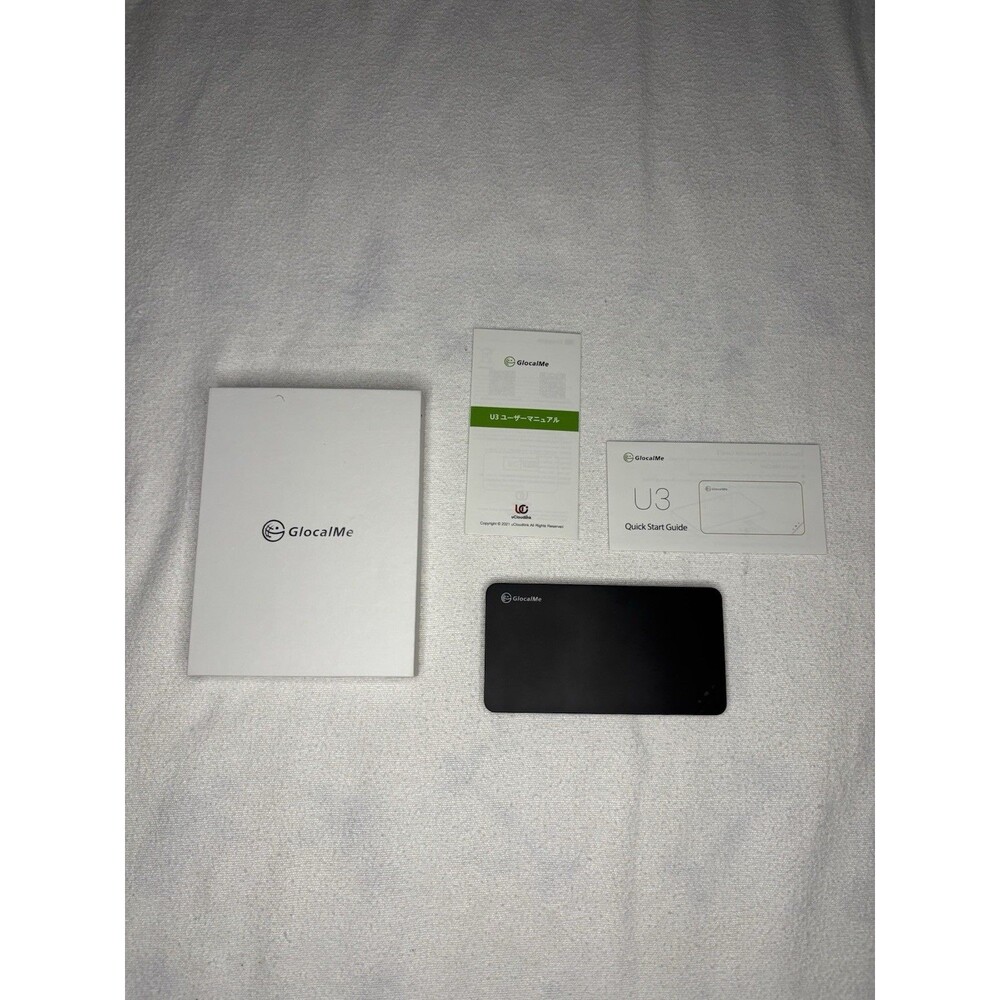 GlocalMe U3 Mobile Hotspot Portable‎ WiFi Router 4G LTE UNTESTED Device